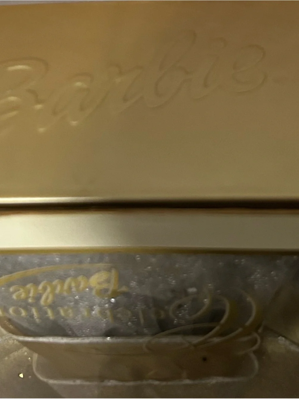 Hallmark Gold and White Celebration Holiday Barbie